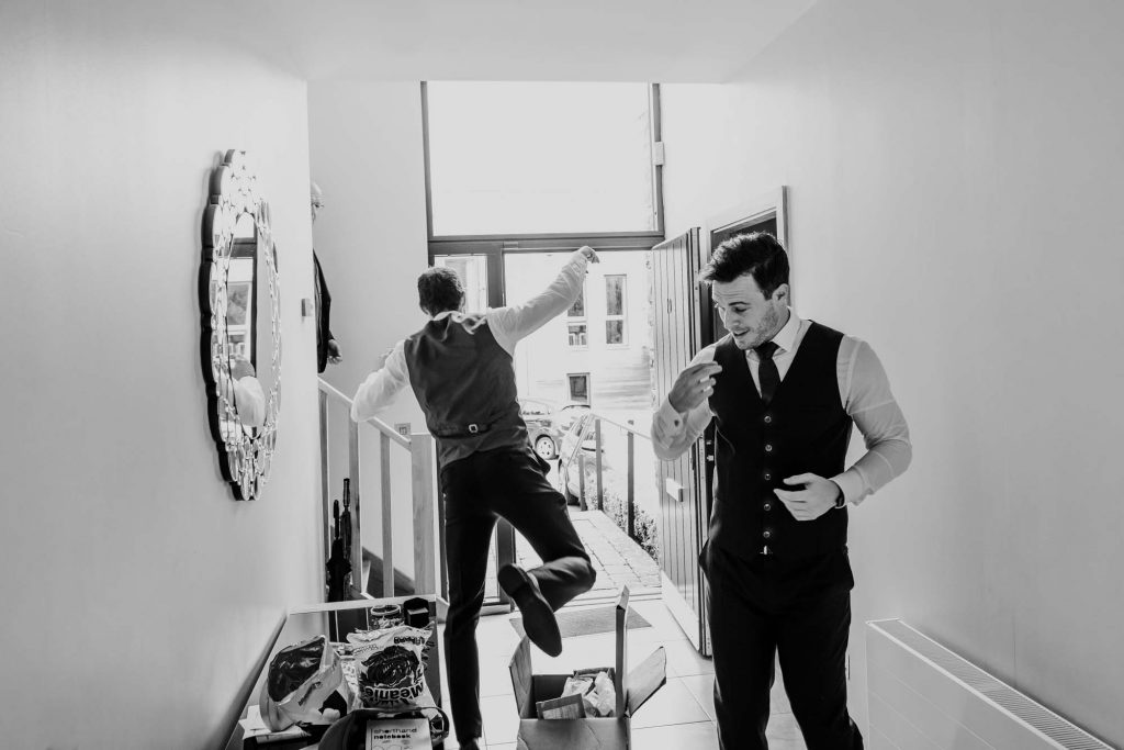 Farnham Estate Wedding Groom Preparations